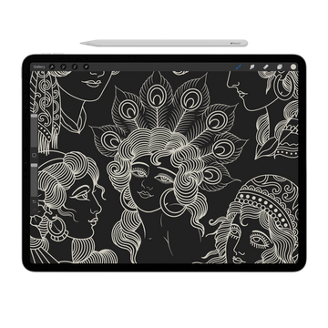 Procreate Tattoo Stamp | Girls