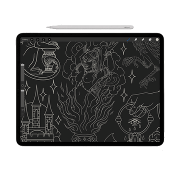 Procreate Tattoo Stamp | Occult & Mysticism