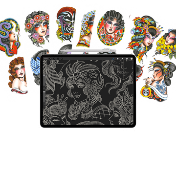 Procreate Tattoo Stamp | Girls