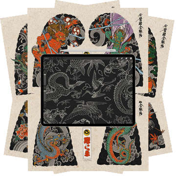 Procreate Tattoo Flash | Japanese Flash